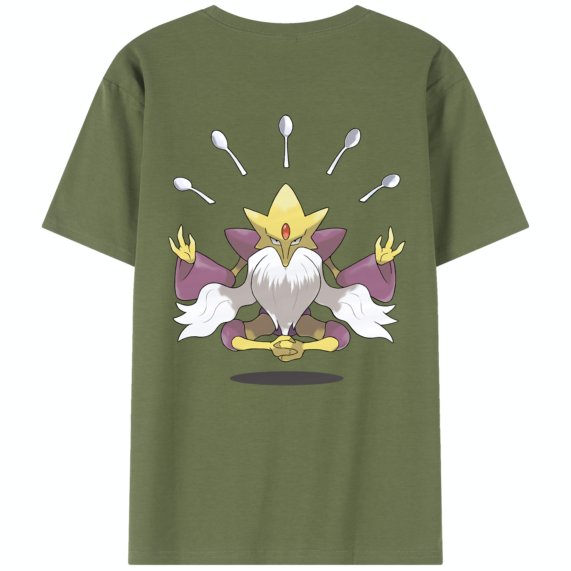 （画像用） ポケットモンスター Pokémon 綿100％半袖Tシャツ（背面プリント）